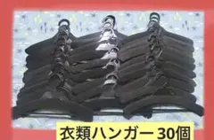洋服&薄型★衣類ハンガー30個セット