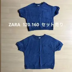 ZARA ネイビー お揃いTシャツセット 姉妹 兄弟