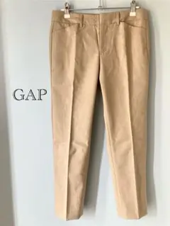 未使用【GAP】ベージュ ヘリンボーン柄 スラックス オフィス