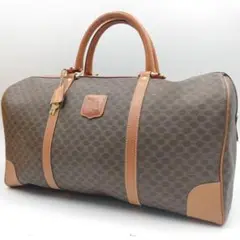 【美品】CELINE ボストンバッグ トリオンフ マカダム 鍵完品 旅行