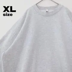 【USA製】ロサンゼルスアパレル　スウェット　グレー　XL　ユニセックス