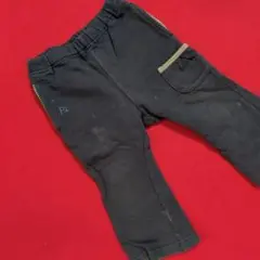 ネイビー ポケット パンツ 80