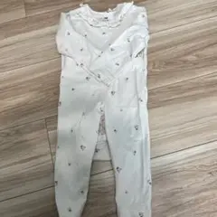 H&M 花柄ベビーパジャマ