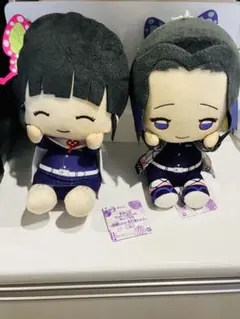 鬼滅の刃 胡蝶しのぶ 栗花落カナオ　でっかいぽふっとぬいぐるみ