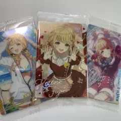 未開封　藤田ことね　学マスウエハース　3種コンプセット　学園アイドルマスター