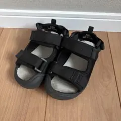 バースデイ　サンダル　17cm ブラック