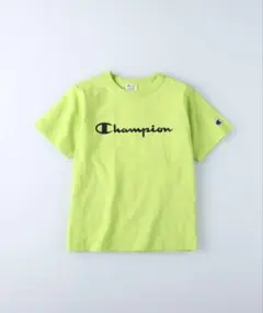 Champion ライムカラー Tシャツ キッズ 子ども ロゴ