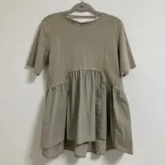 OPAQUE.CLIP ペプラムカットソー