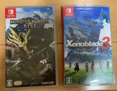 Nintendo Switchソフト ゼノブレイド3 モンスターハンターライズ