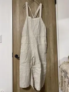 USED★nest Robe★ネストローブ★リネンサロペット