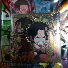 ワンピース 大海賊シールウエハース 12 エース&ロジャー