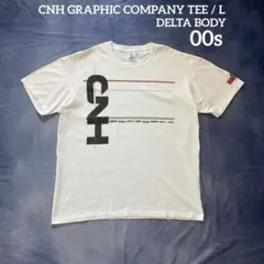 00s DELTA CNH GRAPHIC COMPANY TEE / L