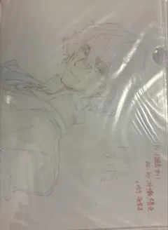 2点セット　文豪ストレイドッグス 太宰治　中原中也　クリアファイル　原画