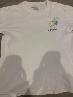 LEFT ALONE ビーチイラスト Tシャツ M