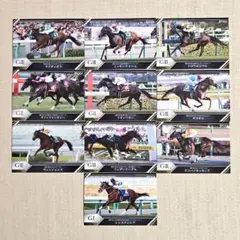 ホースレーシングトレーディングカード2019 レギュラーカード 10点セット