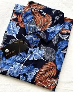 新品　未使用　アロハシャツ 半袖 メンズ 花柄 大きいサイズ　3XL