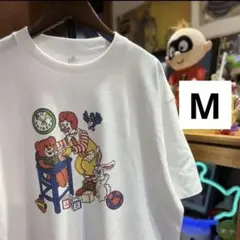 レディース人気TシャツM マクドナルドキャラクター　Tシャツ　新品　アメリカン