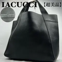 【超美品】イアクッチ　エーラ　CERVO トートバッグ　ロゴ　A4収納 シボ革