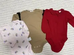 【美品】H&M ペアマノン ベビー 長袖ロンパース 80cm まとめ売り