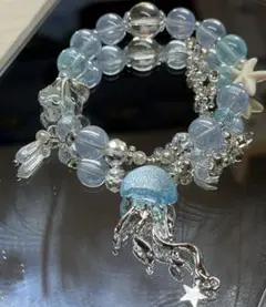 【海の夢】クラゲ　 ブレスレット
