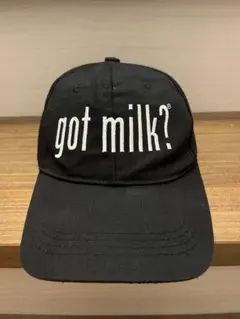 got milk? キャップ 黒