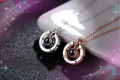 h29 2色ペアネックレス☆ヒット商品☆ラグジュアリーネックレス