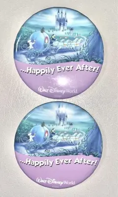 Walt Disney World ディズニーワールド 缶バッジ 結婚