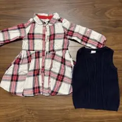 H&M シャツワンピース ベスト