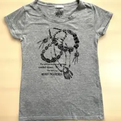 スパンコール　Tシャツ　関西ファッション連合　レディース　L