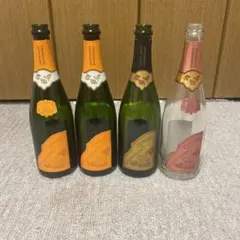 ソウメイ シャンパン 4本セット 空瓶