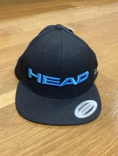 HEAD スナップバックキャップ 黒　選手用非売品
