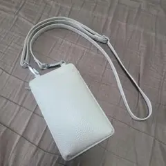 レザー調 スマホショルダーバッグ