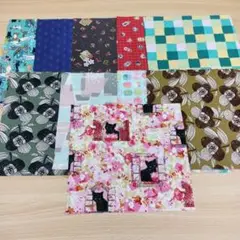 ★A111★ カットクロス/プリント生地/国産/25cm×25cm/10点