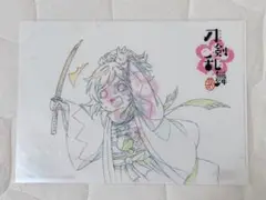 刀剣乱舞　花丸　原画クリアファイル　大和守安定② 原画カフェ