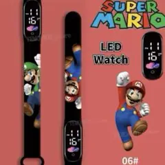 新品未使用　マリオ　ルイージ　腕時計　デジタル