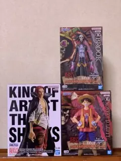 ワンピース フィギュア シャンクス グラメン ルフィ ブルック RED