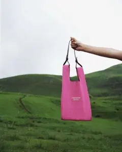 LASTFRAME TWO TONE MARKET BAG small