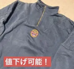 BACK COUNTRY スウェット USA製 ビンテージ ハーフジップ