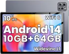 Android 14 タブレット 10インチ wi-fiモデル