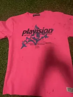ハンドボール PLAVISION 2023インターハイ記念Tシャツ 蛍光ピンク