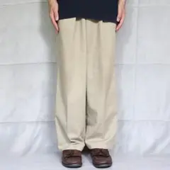 神シルエット◎ EDWIN Wide Chino Trousers ワイドチノ