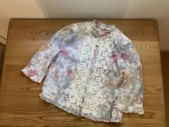 【古着ヴィンテージ】BiBi Tokyo 花柄 レース ジャケット