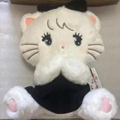 mikko ブラックリボン ぬいぐるみ ムース