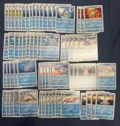 ポケモンカード 水タイプセット　63枚　No.34
