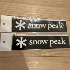 スノーピーク ステッカーs 2枚セット