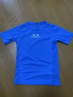 130cm オークリー OAKLEY 青 Tシャツ ドライ 速乾 ジュニア