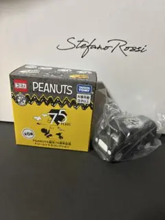 PEANUTS75周年記念　ドリームトミカ　スヌーピー　バス黒新品
