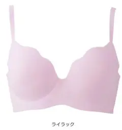 【DHC 快4ブラ M ライラック】大人 モールド ノンワイヤー