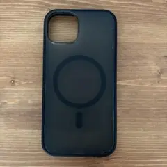 MagSafe対応 iPhone 13用ケース 黒半透明