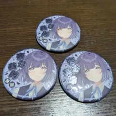 学マス　奏谷美鈴　ジュエリー缶バッジ３個セット